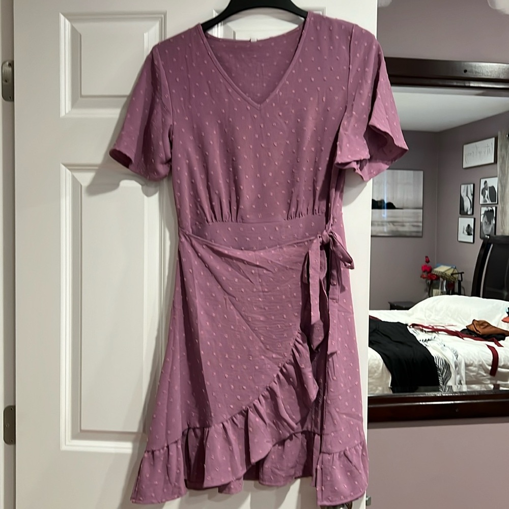 Flowy knee length dress